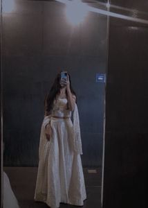 Elegant White Lehenga Choli Set
