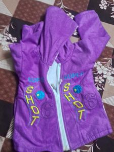 Purple Zip-Up Hoodie