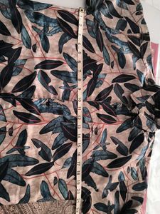 Leaf Print Casual Shirt