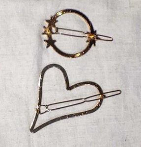 Heart &amp; Star Hair Clip