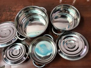 Steel Vessel Set - 3 - Unused