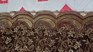 beautiful soft sharara suit with golden dupatta
