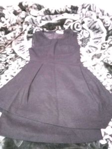 Black Mini Party Dress For Winters