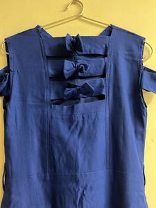 Blue color short Dress