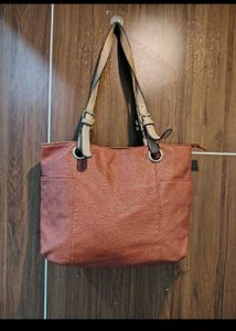 Chic Brown Tote Handbag