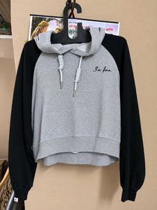Grey &amp; Black Raglan Hoodie