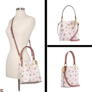 COACH* *MOLLIE BUCKET CANVAS BAG* WIDOUT BOX