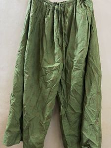 Green Printed Palazzo Pants