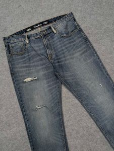 Cherokee Distressed Blue Denim Jeans