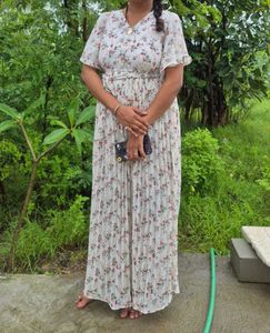 Boho Floral Print Maxi Dress