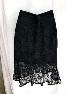 Y2K black skirt