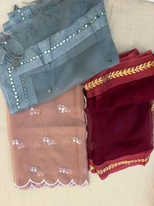 Set of 3 Net Dupattas