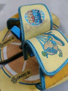 Cute Yellow Cartoon Slides for Kids