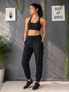 Black Jogger Pants for gym & outdoor