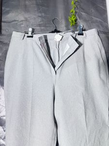 women's office Light Grey Trousers