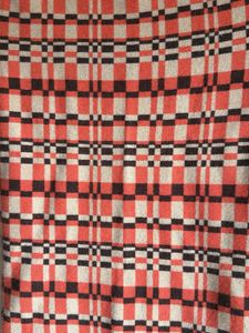 Retro Checkered Knit Dress
