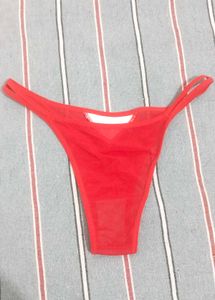 Red Lace Thong Panty