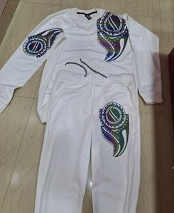White Graphic Print Co-ord Set