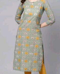 Floral Print Kurta