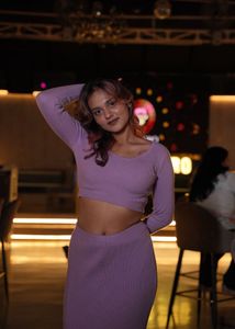 lavender ribbed co ord set
