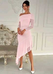Savana Off-Shoulder Asymmetrical Dress
