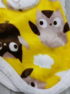 Cute Owl Print Sleeveless onesie