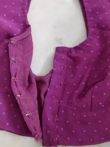 VIOLET COLOUR BLOUSE