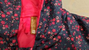 First Class Multicolour Winter Jacket for Girls