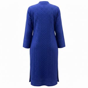 Royal Blue Chikankari Kurti