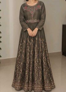 festive heavy frock suit
