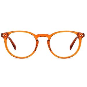 Lenskart John Jacobs Online Orange Full Rim Round✨