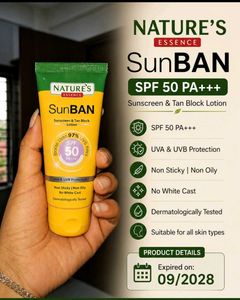 Nature's Essence SunBAN SPF 50 PA+++ Sunscreen