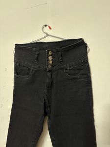 Black High Waist Jeans