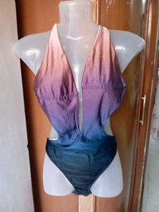 Stylish Ombre One-Piece Swimsuit