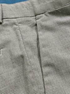 Men's Beige Formal Trousers