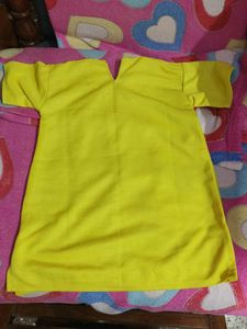 Bright Yellow Embellished Kurta