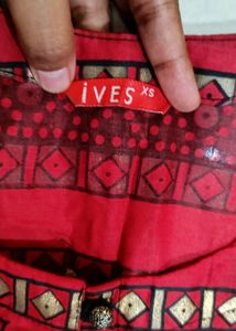 Red &amp; Black Anarkali Kurta 🖤❤