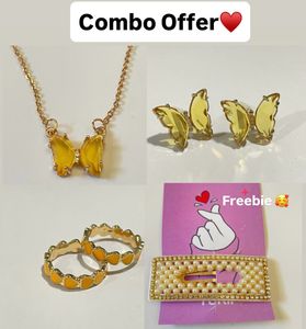 Butterfly Jewelry Set & Rings