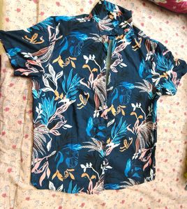 Tropical Print Shorts+ Shirt