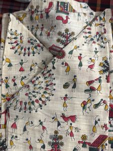 Unique Warli Art Print Kurta