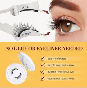 magnetic false 2 Lashes Kit with 1 Applicator