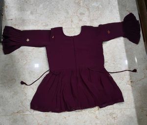 Elegant Purple sharara set