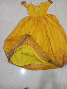 Beautiful Yellow Ethnic Gown