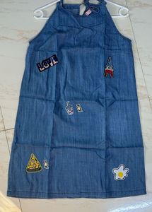 Denim Patch Dress