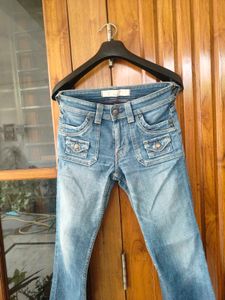 Vintage Blue Bootcut Flare Jeans