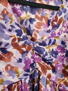 Floral Peplum Blouse