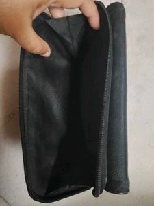 ORIGINAL Baggit Clutch - Black &amp; Orange