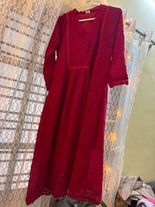 Lace kurta set