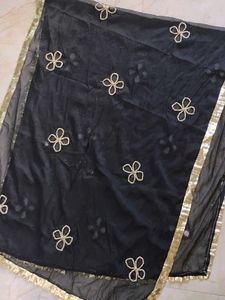Elegant Black Kurta Set with Dupatta