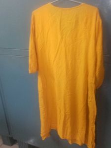 Bright Yellow  Kurta